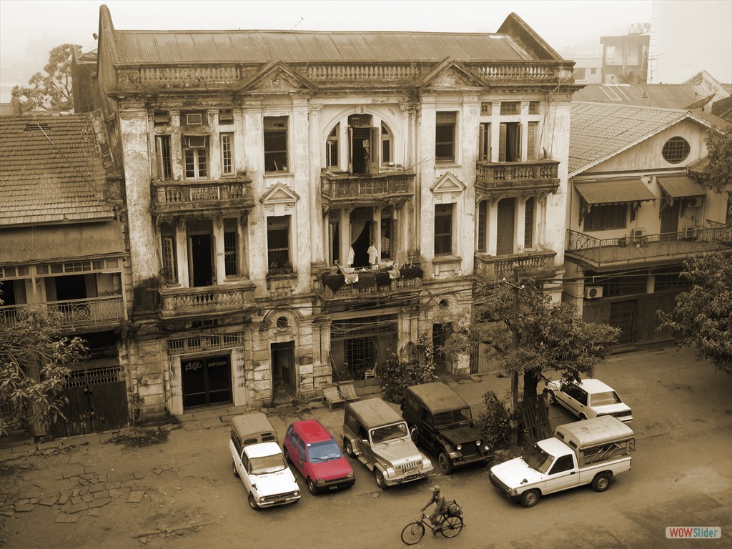 Perspektive in Rangun