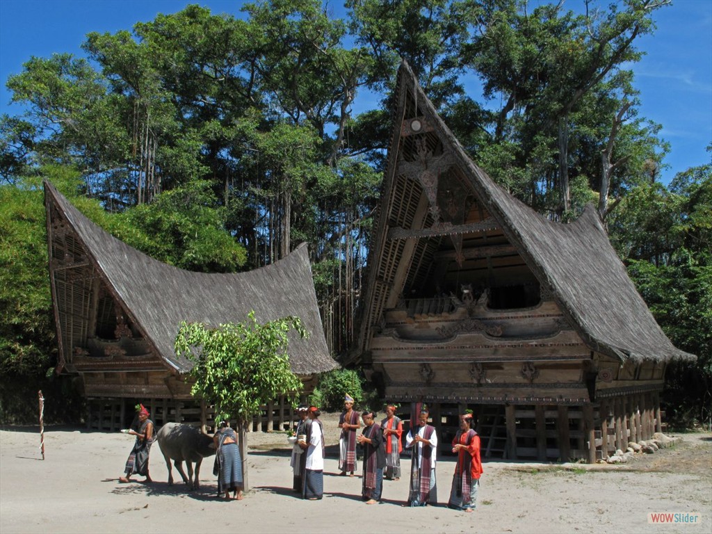Batak-Dorf auf Samosir