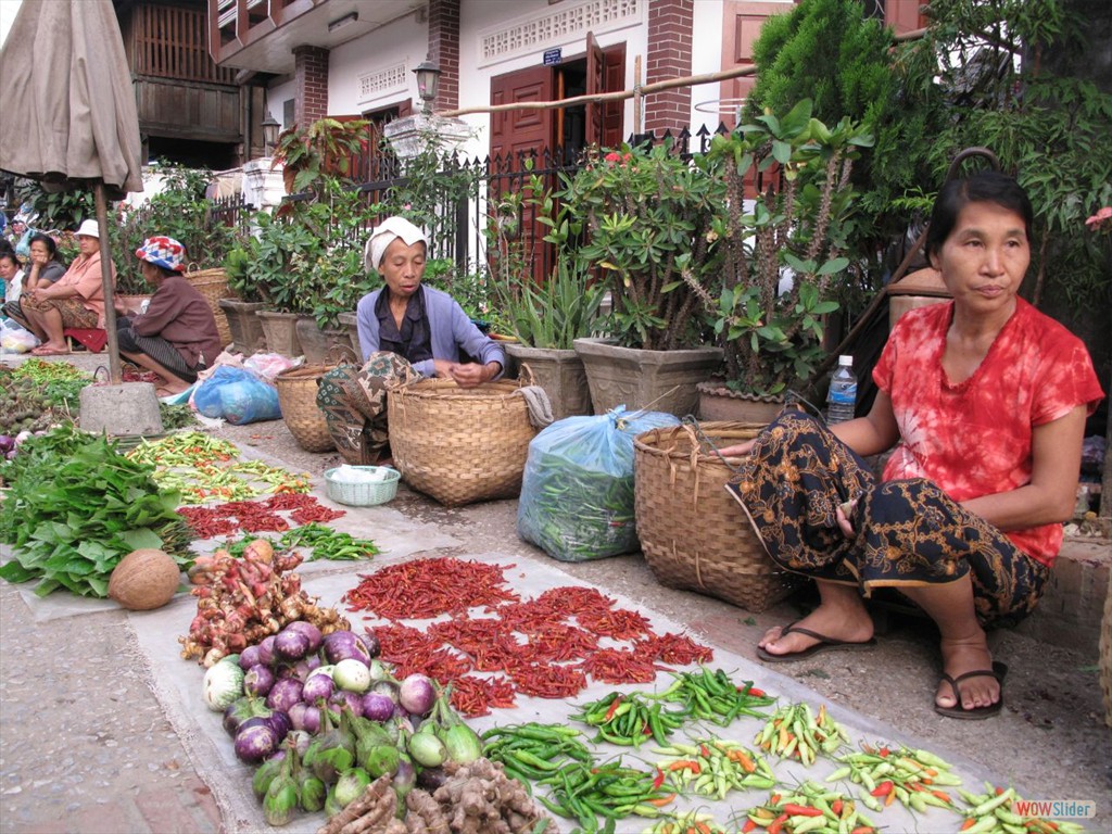 Markt in Luang Prabang