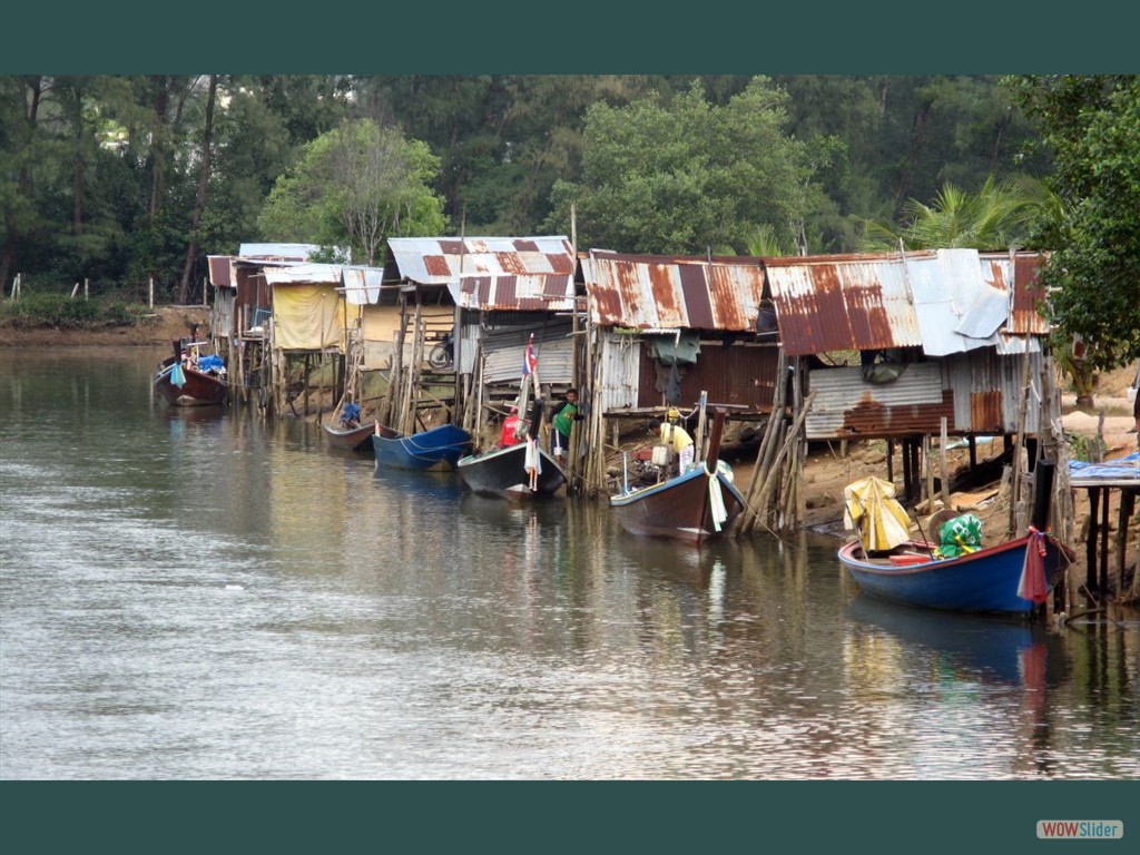 Siedlung am Fluss, Phuket