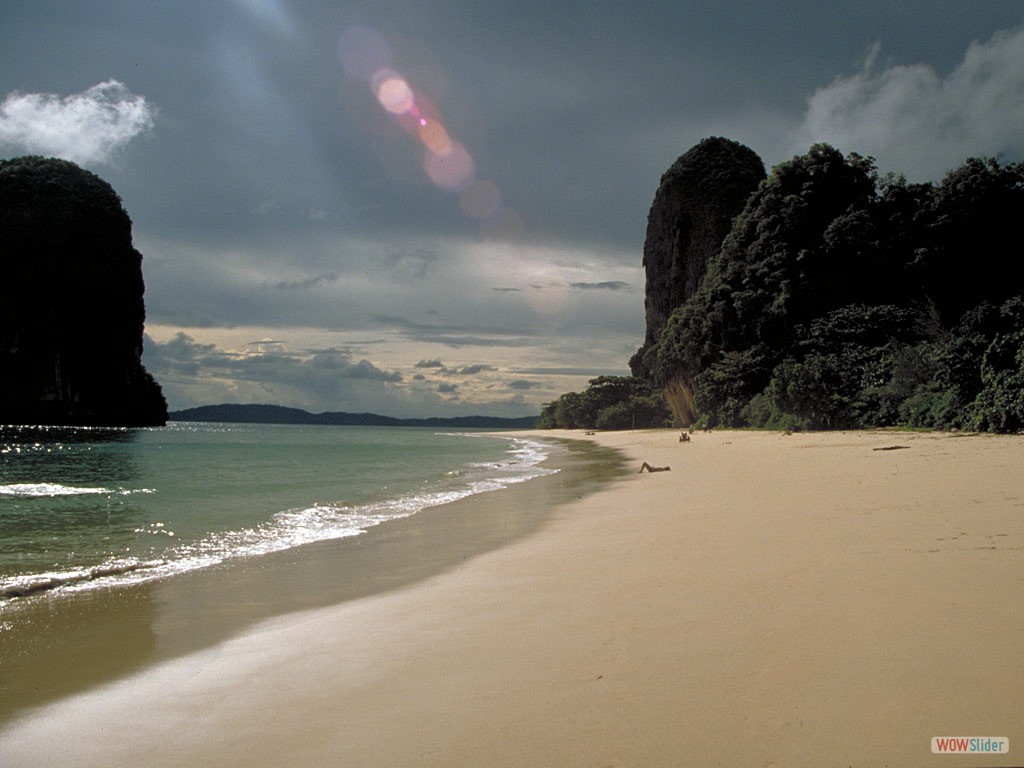 Phra Nang Beach, Krabi (1998, von mir damals fotografiert)