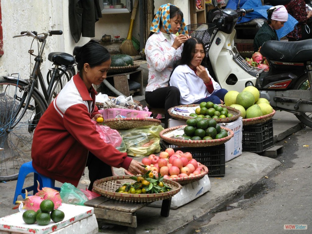 Hanoi Altstadt Markt