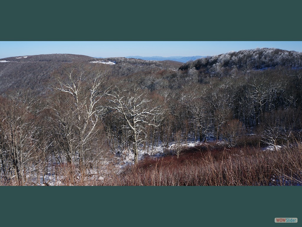 Cherohala Skyway im Februar