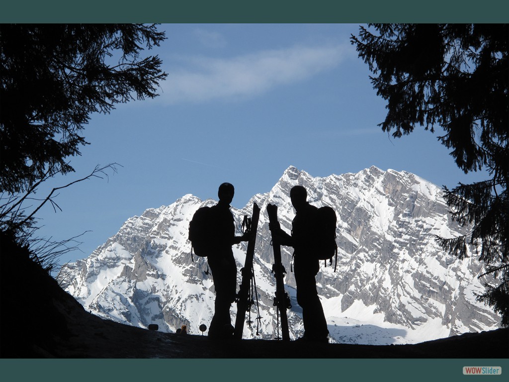 Hinterbrand, im Hintergrund ..der Watzmann (Ostwand)