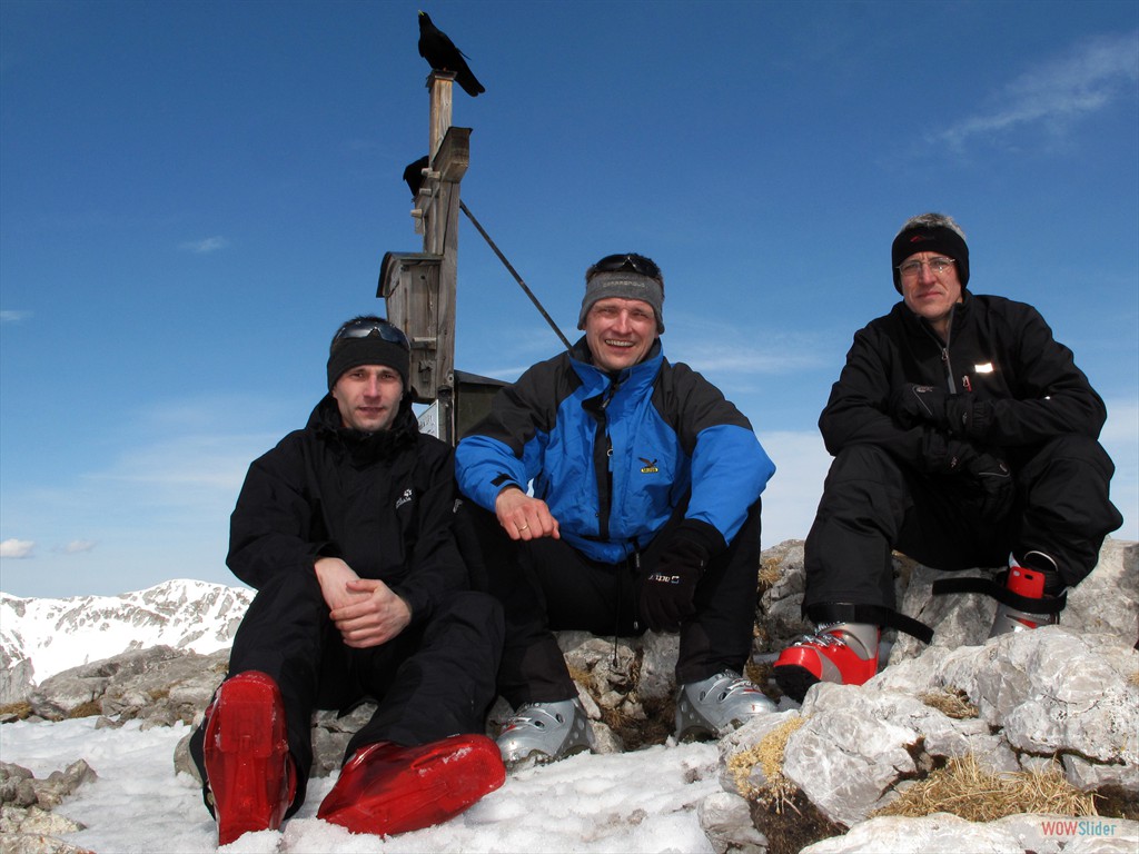 Das Team: Frank, Helmut, Steffen (von links)