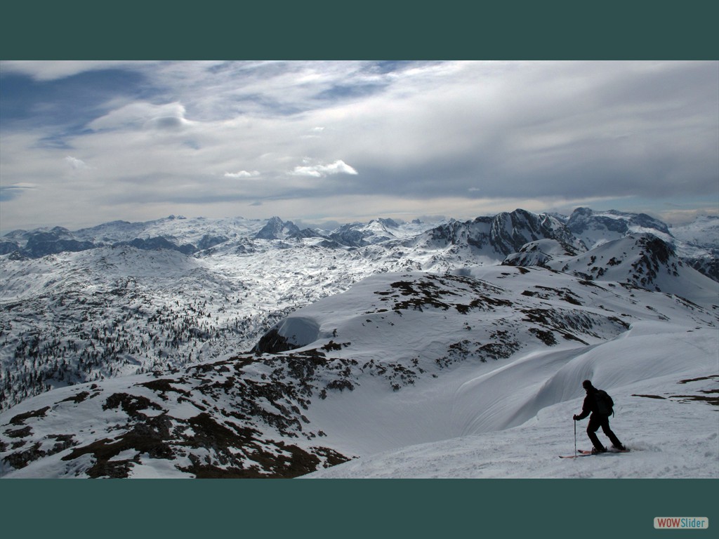 Abfahrt vom Schneibstein Richtung Windscharte