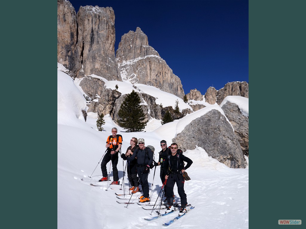 Das Team: Helmut, Andi, Hubert, Rudi, Steffen