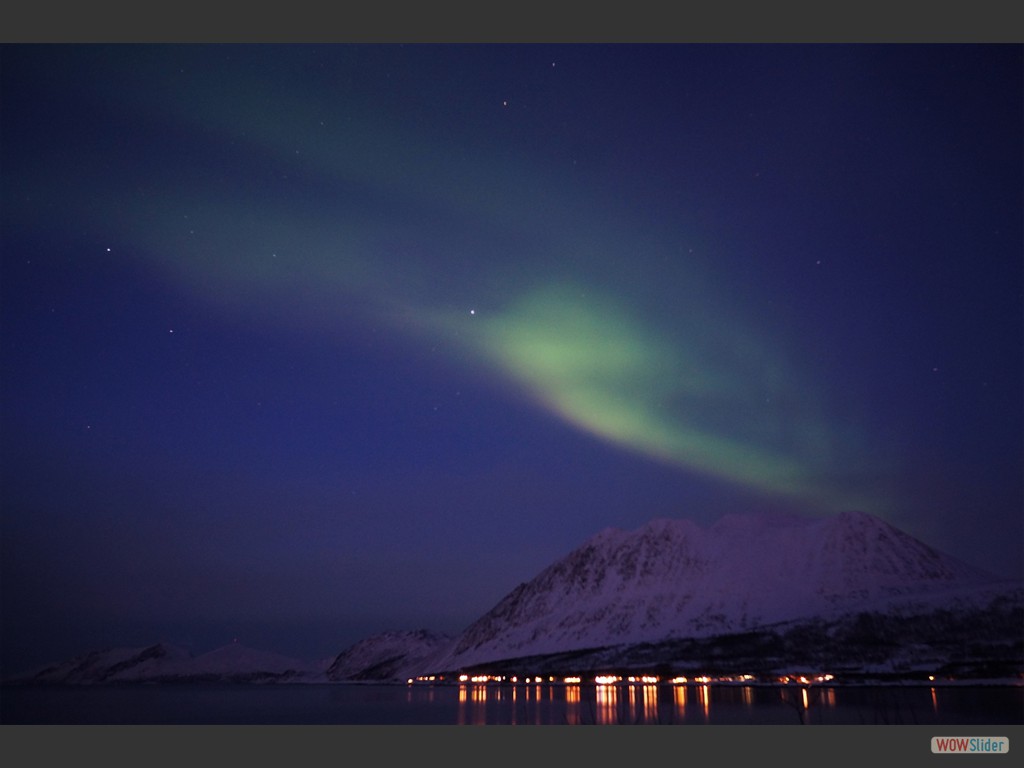 Polarlicht ber dem Storgalten.