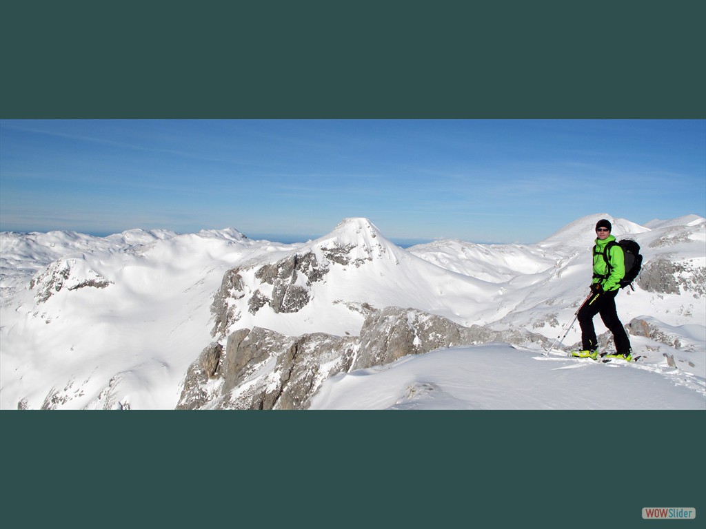 Frank ist oben, Eiskogel (Jan. 2012)