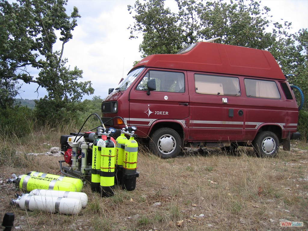 Exurgence de Bourbouillet - Mobile Fllstation (Aug. 2006)