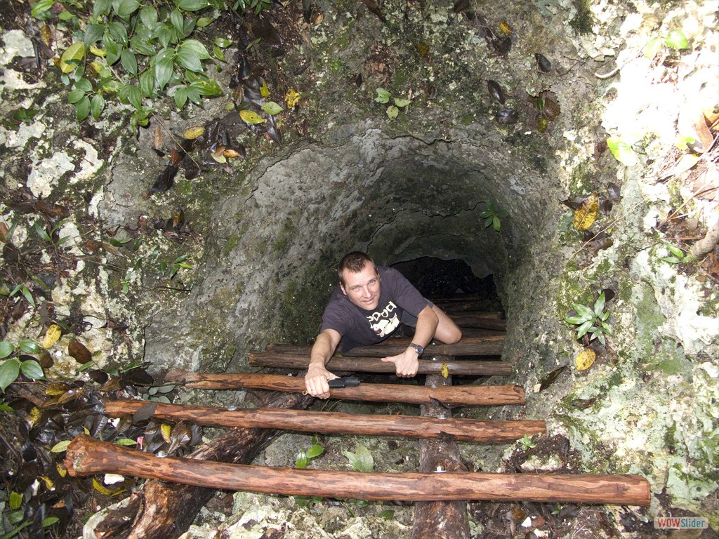 Einstieg Cenote TuxKubaxa